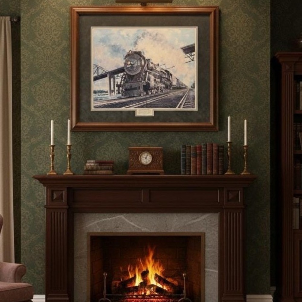 Sunshine Special Missouri Pacific Railroad 5314 Steam Train Print J.B. Deneen